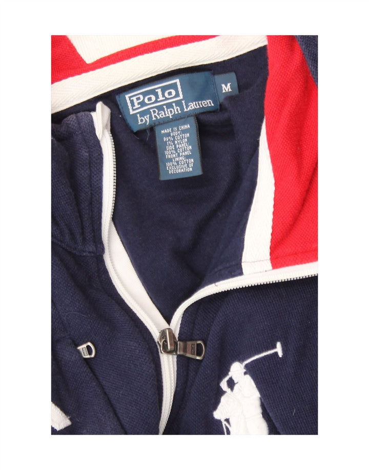 Polo Ralph Lauren Chaqueta superior de chándal para hombre Bloque de color azul marino mediano