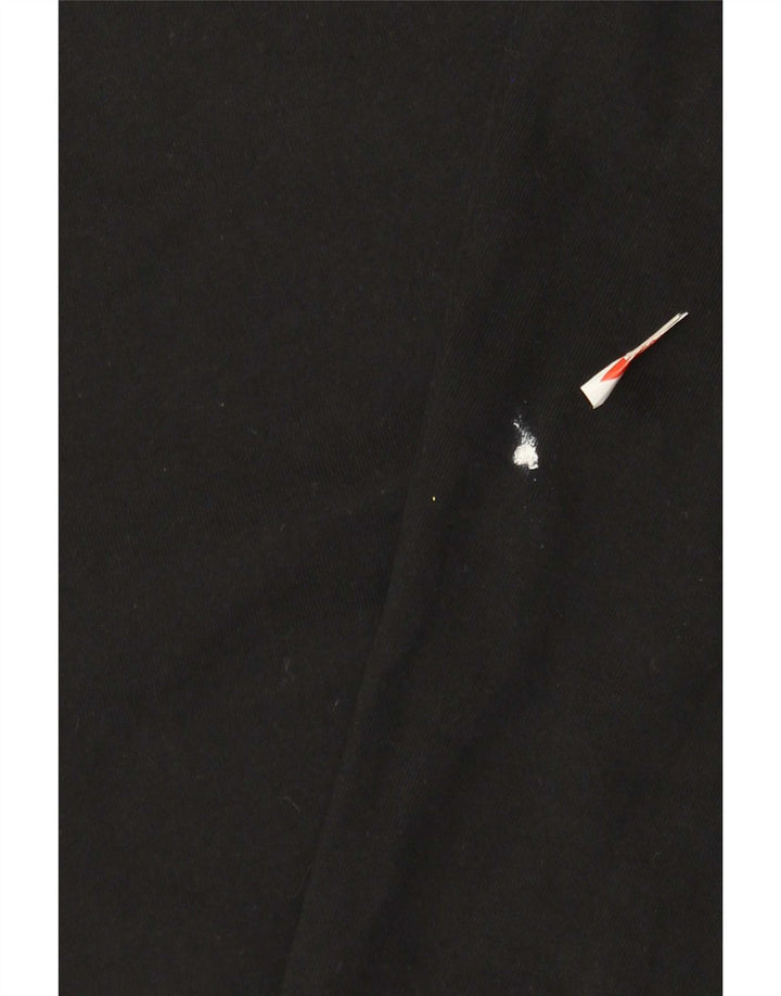 Zara Hombre Top Manga Larga Medio Negro Algodón