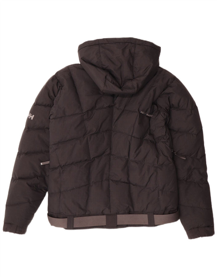 Helly Hansen Chaqueta acolchada con capucha para hombre UK 38 Medium Black Nylon