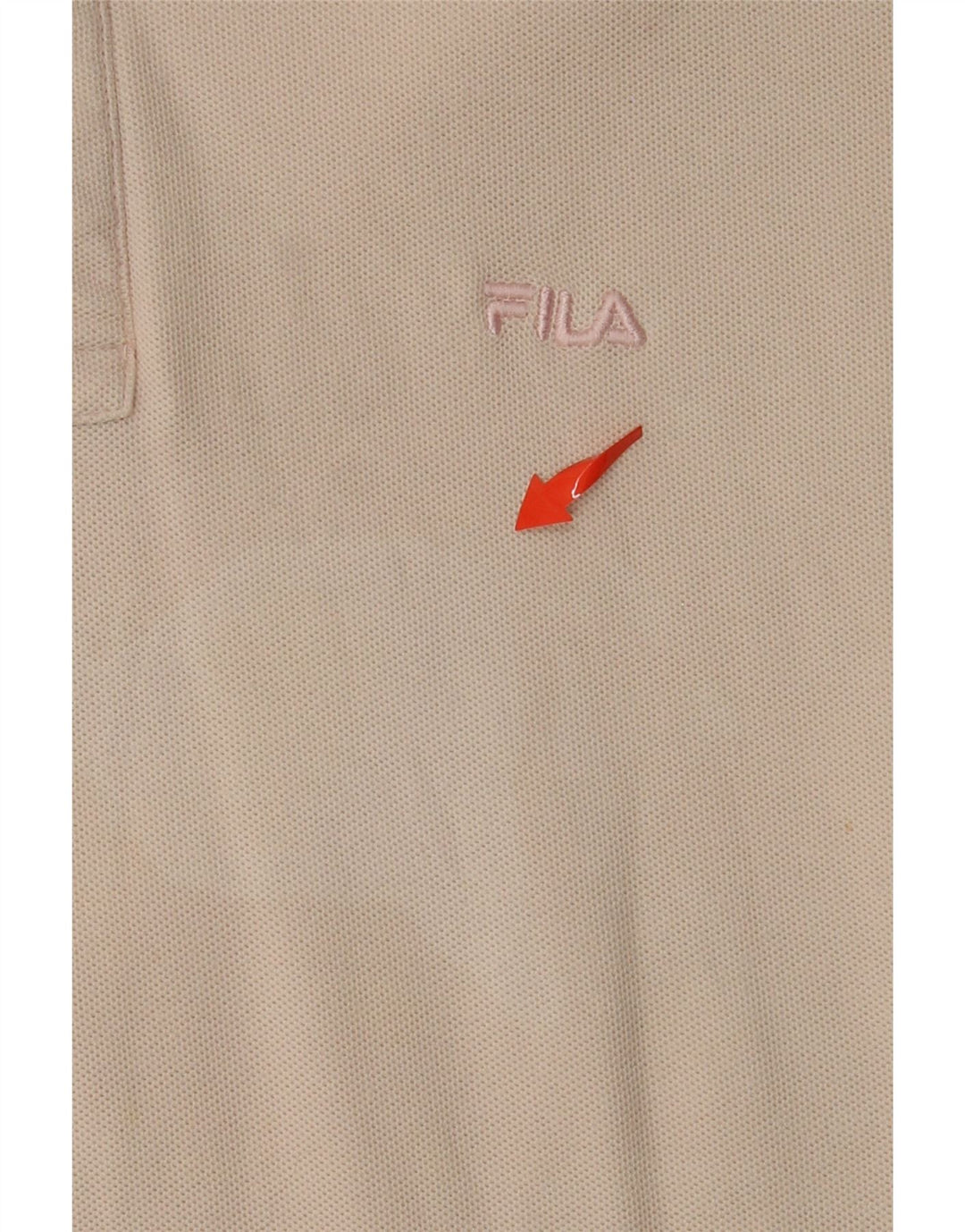 FILA Polo Hombre Algodón Beige Medio