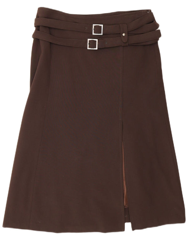Falda Atos Lombardini Mujer A-Line W30 Marrón Medio