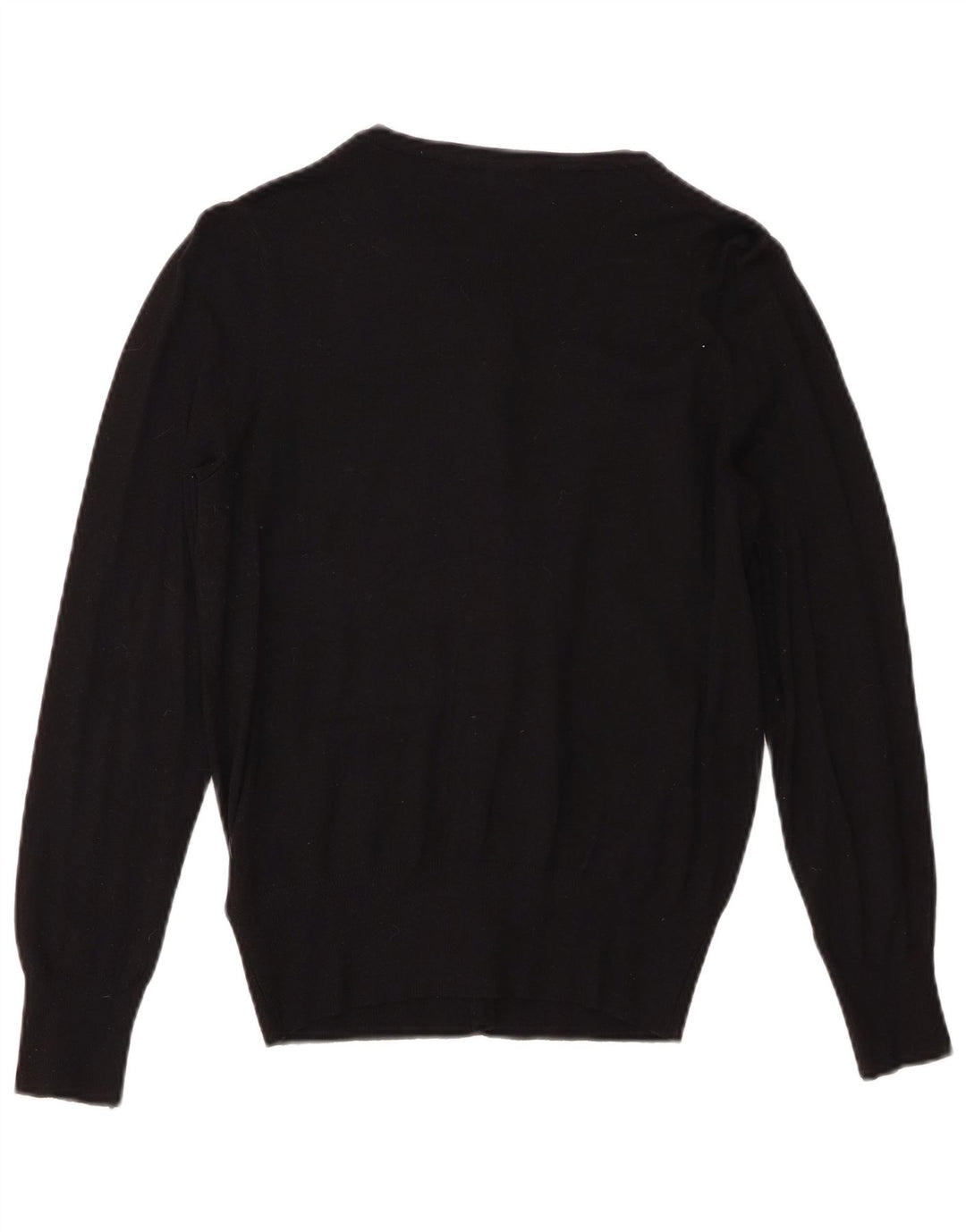 Marks & Spencer Suéter tipo cárdigan para mujer UK 10 Small Viscosa negra