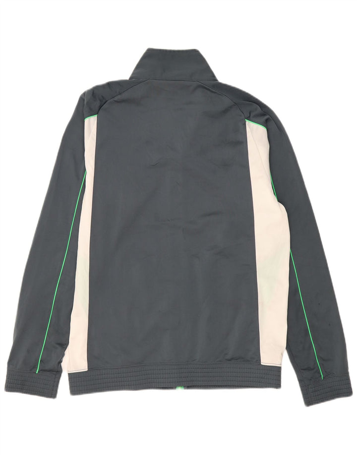 Champion Chaqueta De Chándal Para Hombre Grande Gris Colorblock Poliéster