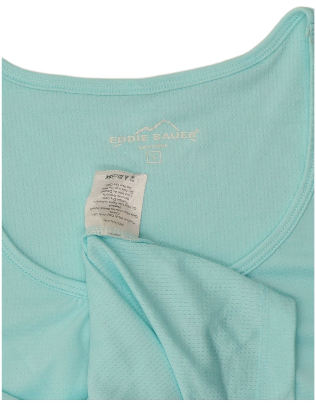 EDDIE BAUER Camiseta Mujer Top ES 40 XL Poliéster Azul