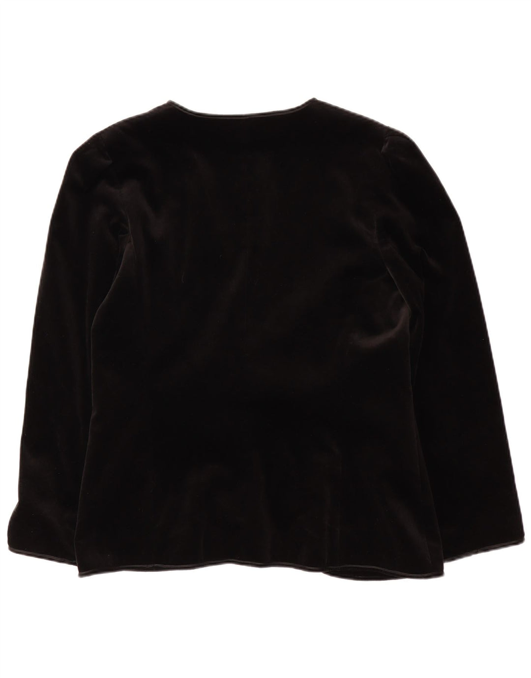 Your Sixth Sense Chaqueta tipo blazer abierta de terciopelo para mujer EU 42 Large Black