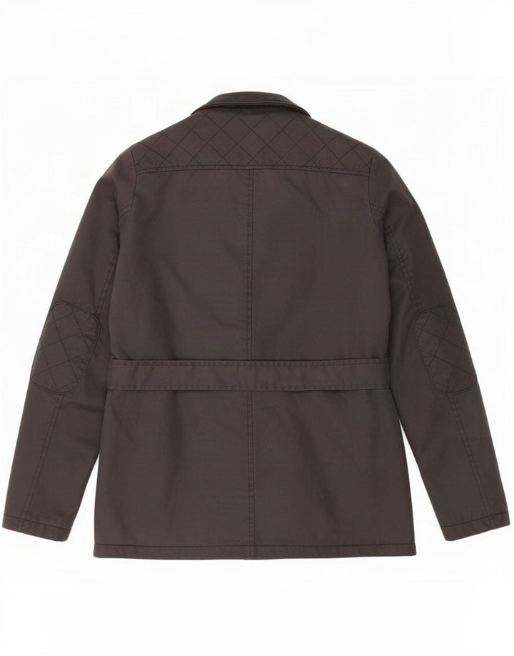 Chaqueta de algodón encerado extragrande para mujer de Fat Face UK 10 Small Grey