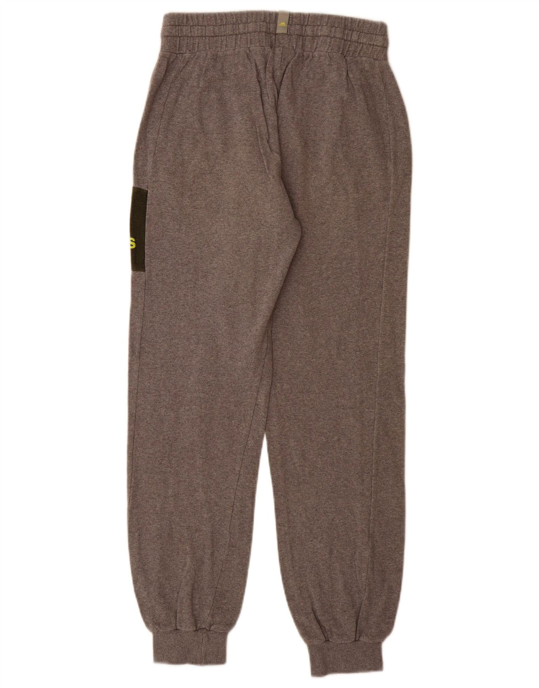 Adidas - Pantalones de chándal para hombre, talla 36/38, algodón gris pequeño