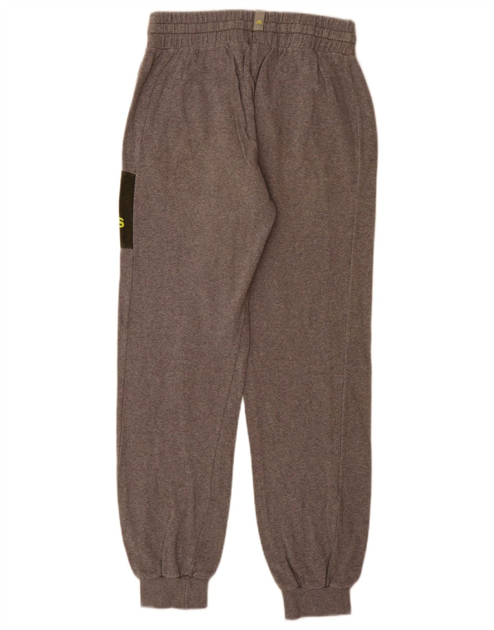 Adidas - Pantalones de chándal para hombre, talla 36/38, algodón gris pequeño