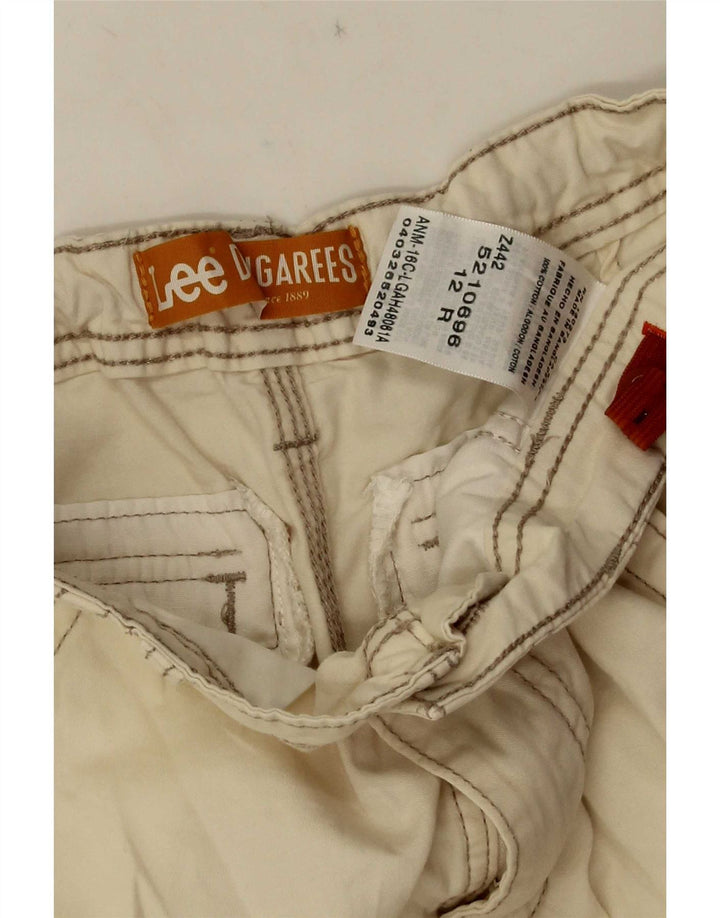 Lee Shorts cargo para niños 11-12 años W24 Algodón beige
