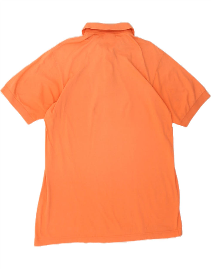 SERGIO TACCHINI Mens Polo Shirt Large Orange Cotton Vintage Sergio Tacchini and Second-Hand Sergio Tacchini from Messina Hembry 