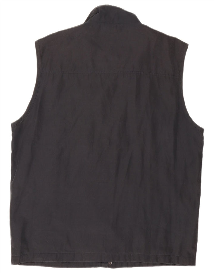 Wampum Chaleco utilitario para hombre UK 42 XL Poliéster negro