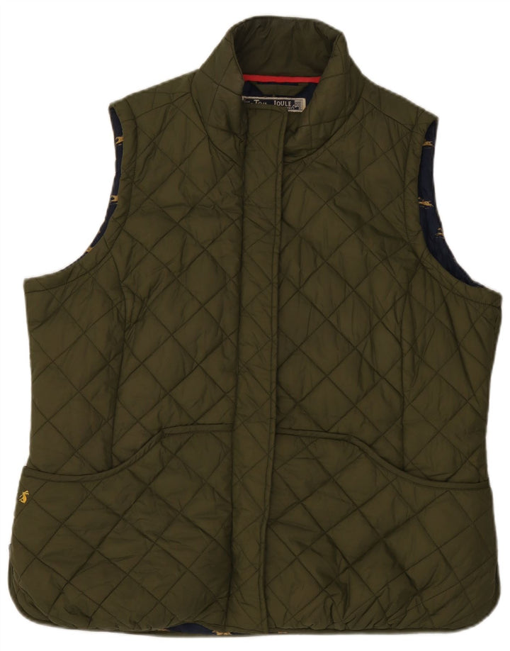 Chaleco acolchado para mujer Joules UK 18 XL Poliéster caqui