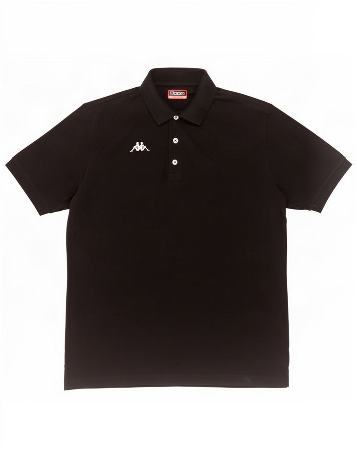 Kappa Polo Hombre 2XL Algodón Negro