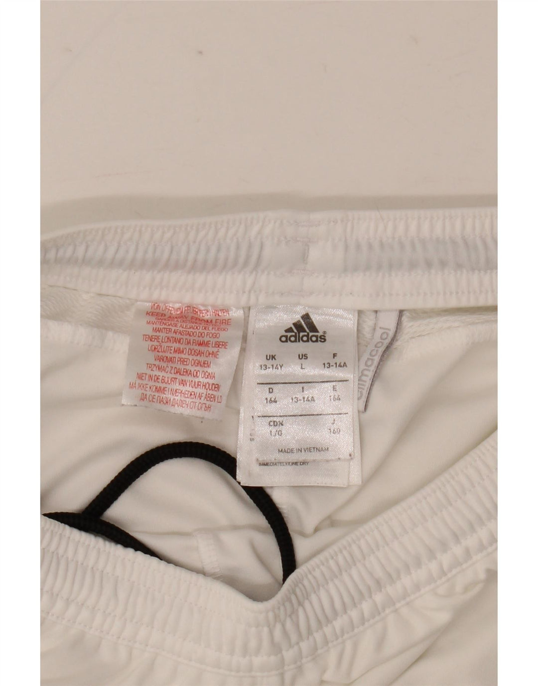 Adidas Chicos Manchester United Sport Shorts 13-14 Años Blanco Poliéster