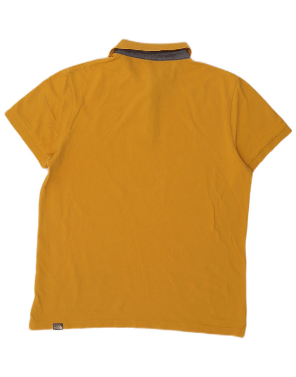 The North Face Polo Hombre Algodón Amarillo Grande