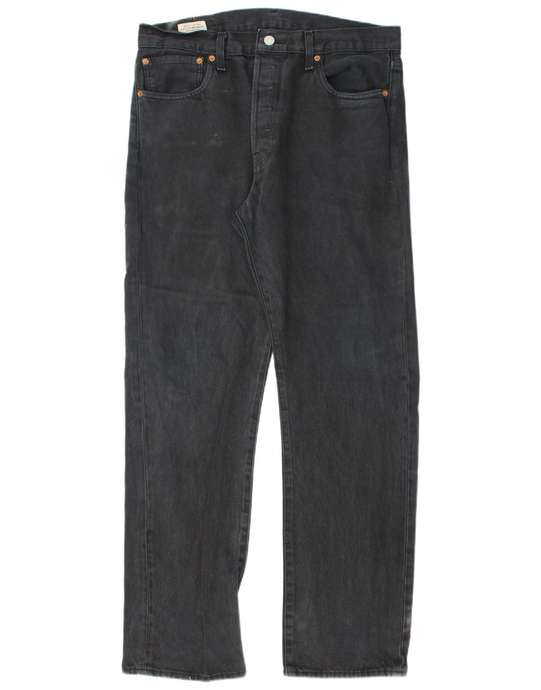 LEVI'S Vaqueros rectos 501 para hombre W34 L32 Algodón negro