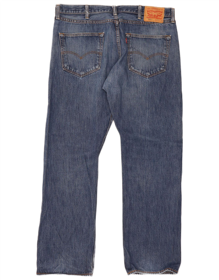 Levi's Hombre 501 Vaqueros Rectos W38 L30 Algodón Azul