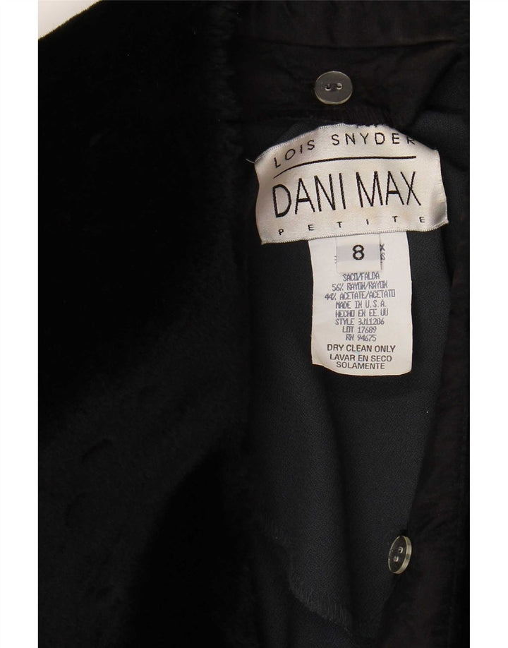 Lois Synder Dani Max Blazer para mujer US 8 mediano azul marino