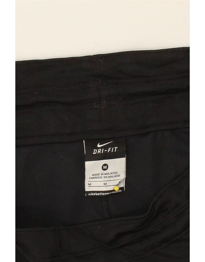 NIKE Womens Dri Fit Tracksuit Trousers UK 14 Medium  Black Polyester Vintage Nike and Second-Hand Nike from Messina Hembry 