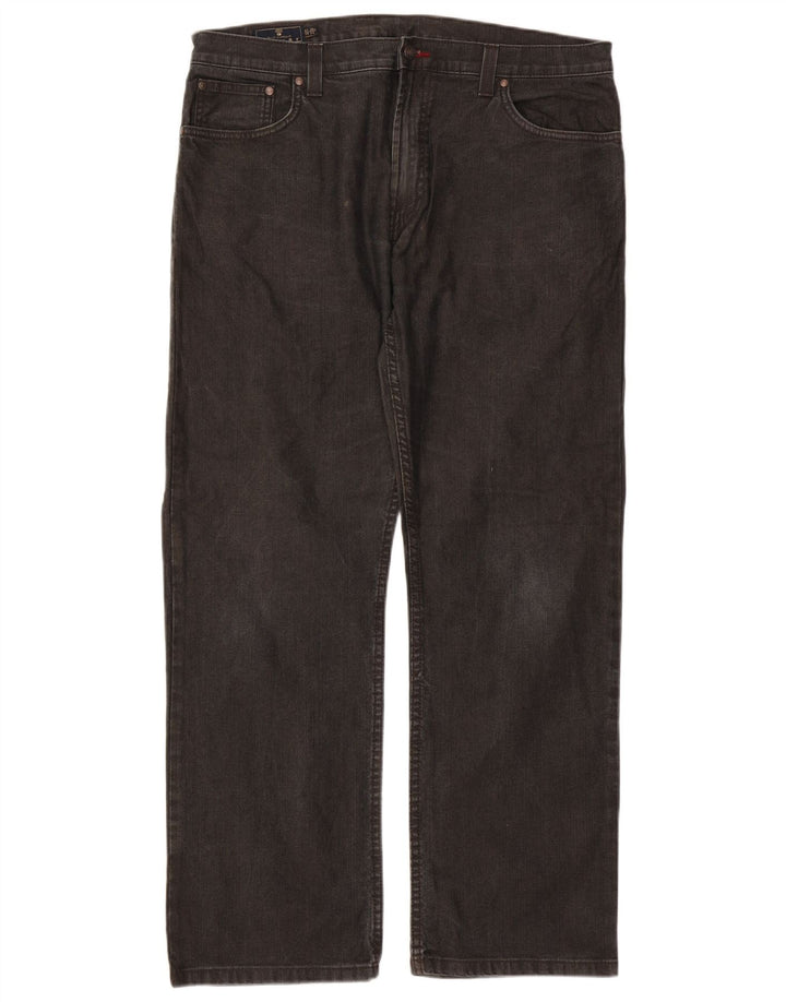 Marks & Spencer Vaqueros rectos Blue Harbor para hombre W38 L31 Algodón negro