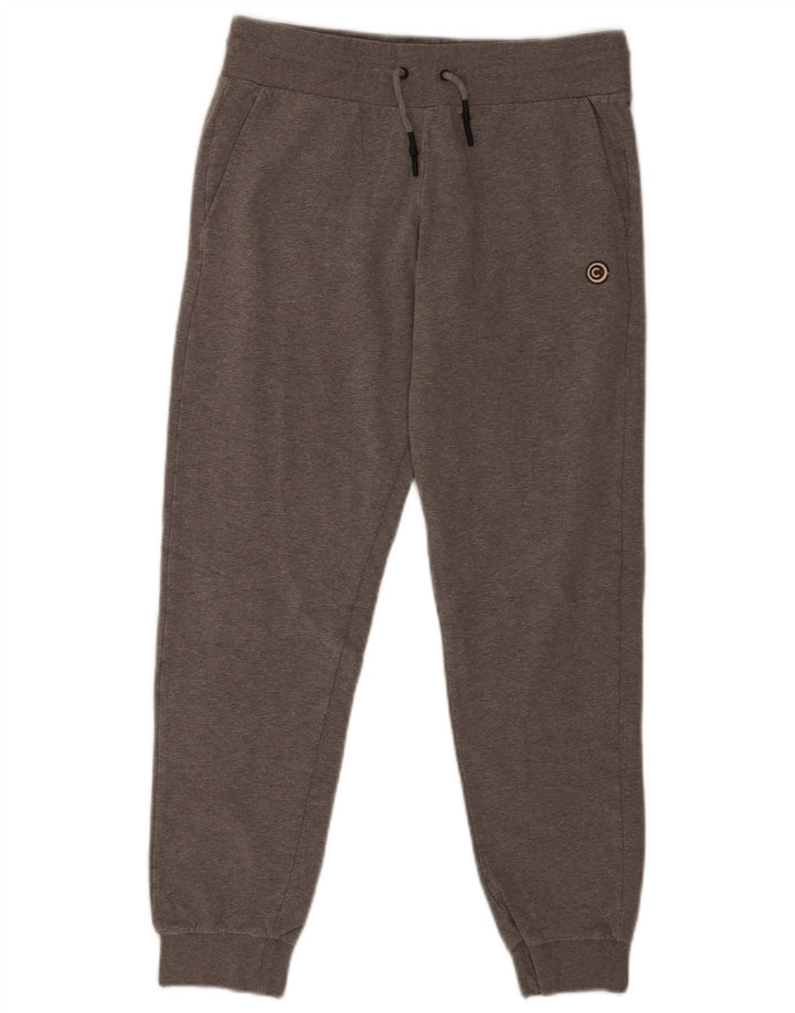 Mujer Colmar Pantalones De Chándal Joggers De Algodón Moteado Gris Medio