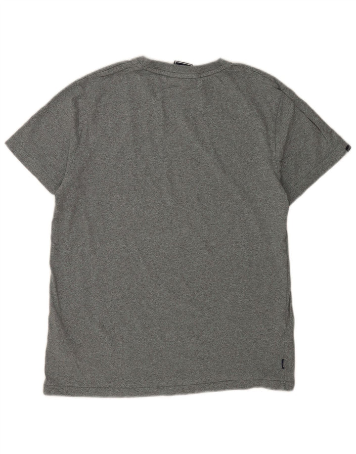 Superdry Camiseta para hombre Top grande de algodón gris