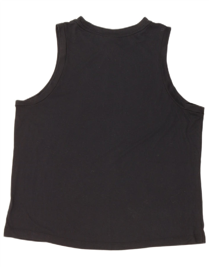 NIKE Camiseta sin mangas gráfica para mujer UK 46 Large Black