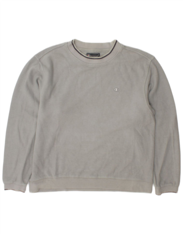 Champion Sudadera Jumper Gris Medio Algodón