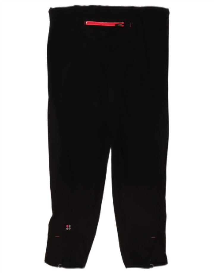 Sweaty Betty - Leggings capri para mujer, talla pequeña, poliamida negra