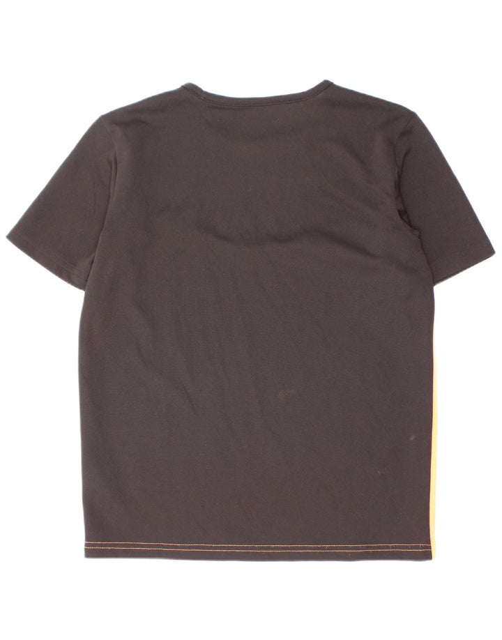 Puma Camiseta para niño Top 11-12 años Negro Colorblock Poliéster