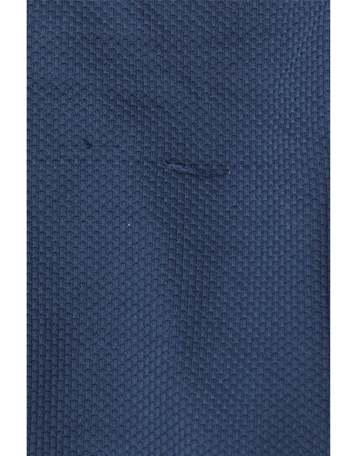 UNDER ARMOUR Sudadera con cuello y botones Cold Gear para hombre, jersey, tamaño mediano, azul marino