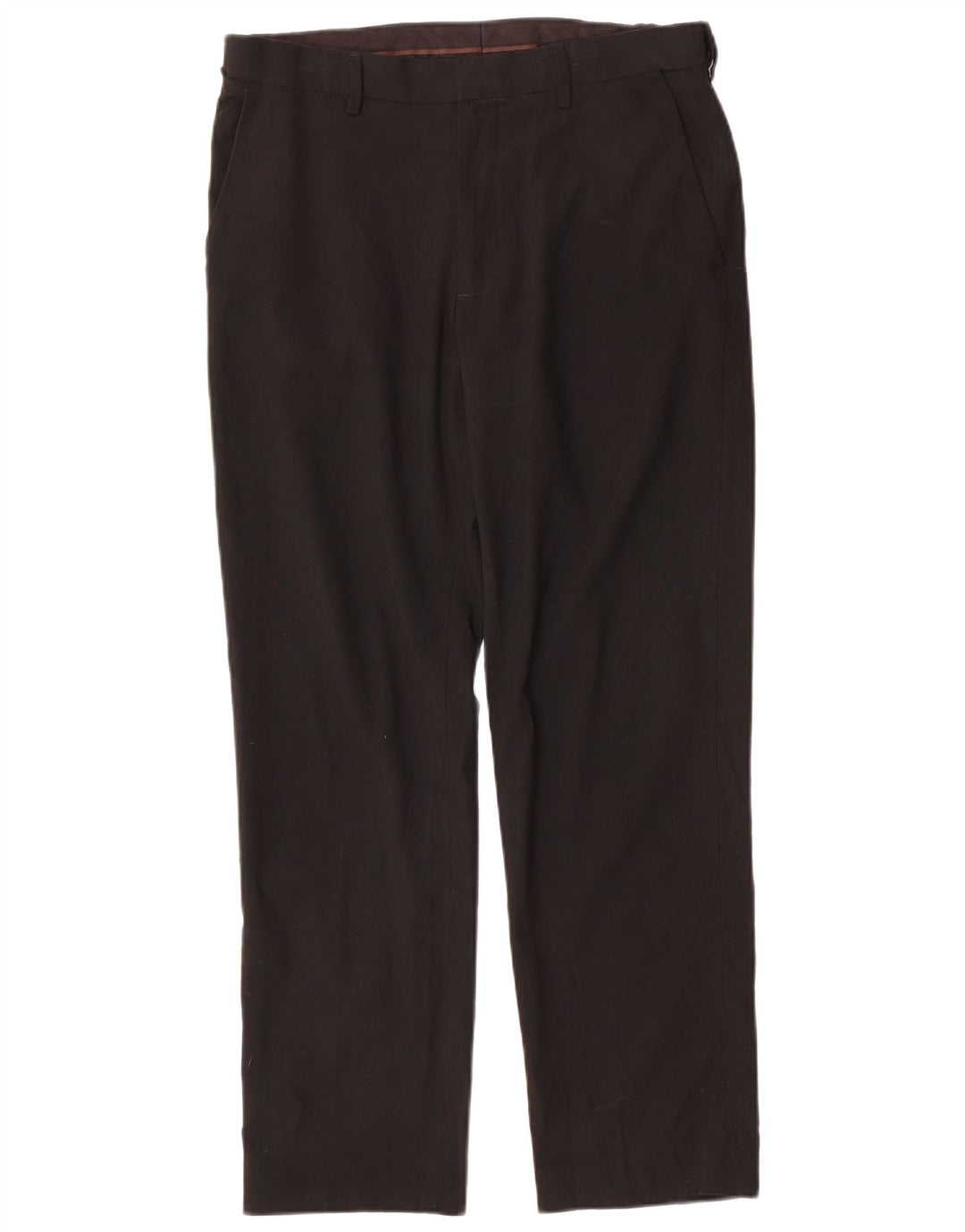 Marks & Spencer Pantalones chinos rectos de corte regular para hombre W32 L29 Negro