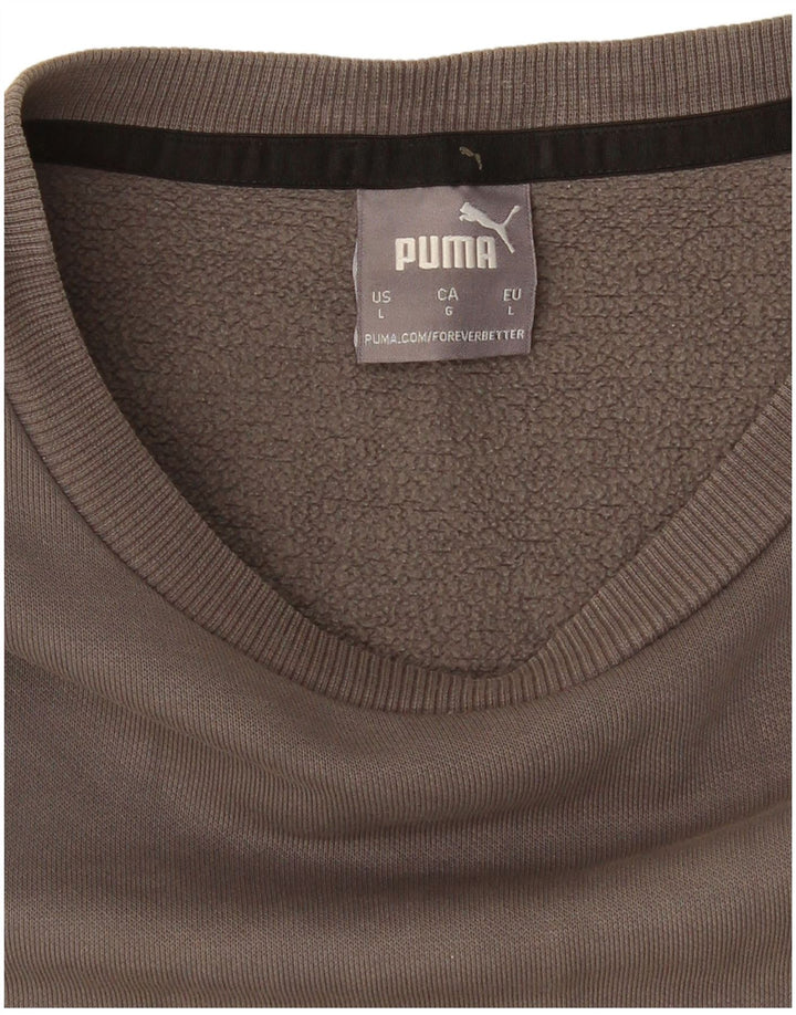 Puma Hombre Sudadera Jumper Grande Gris