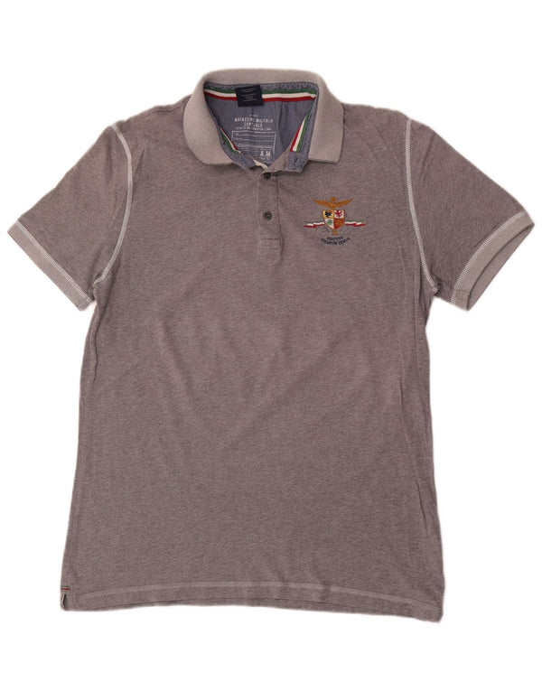 Aeronautica Militare Polo Hombre XL Gris Algodón