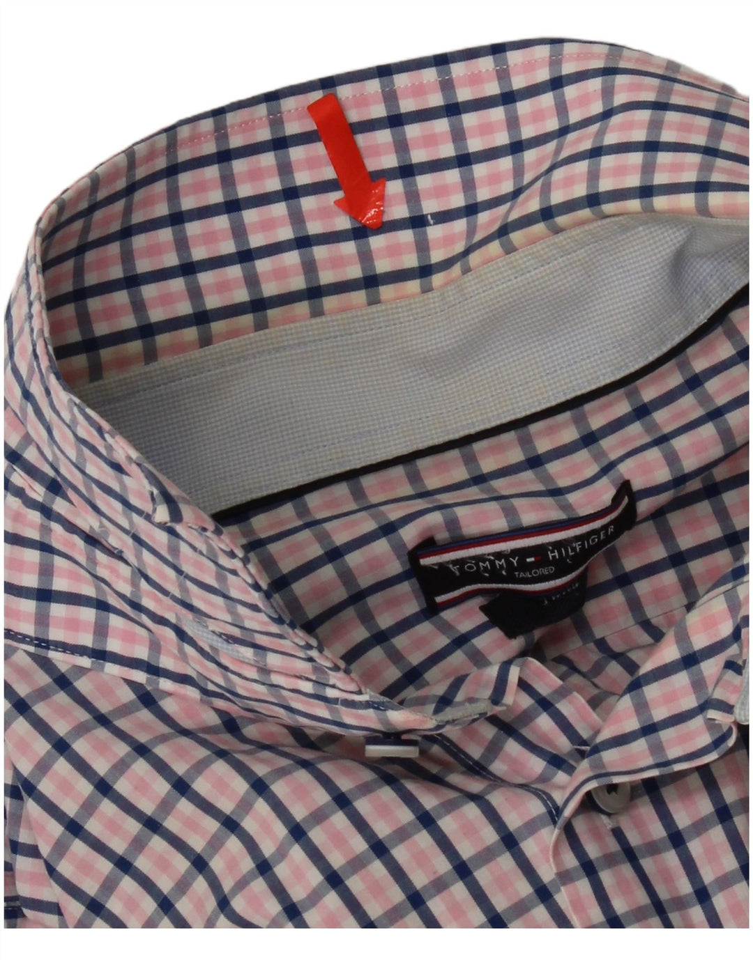 Camisa Tommy Hilfiger Hombre Medium Pink Check