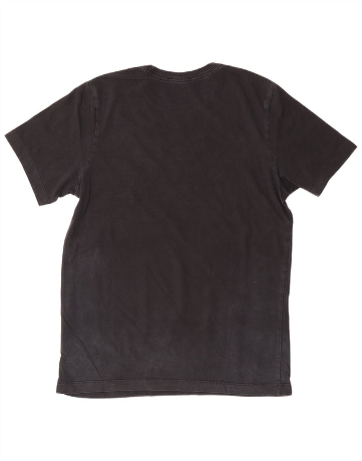 NIKE Camiseta gráfica para hombre Top mediano de algodón negro
