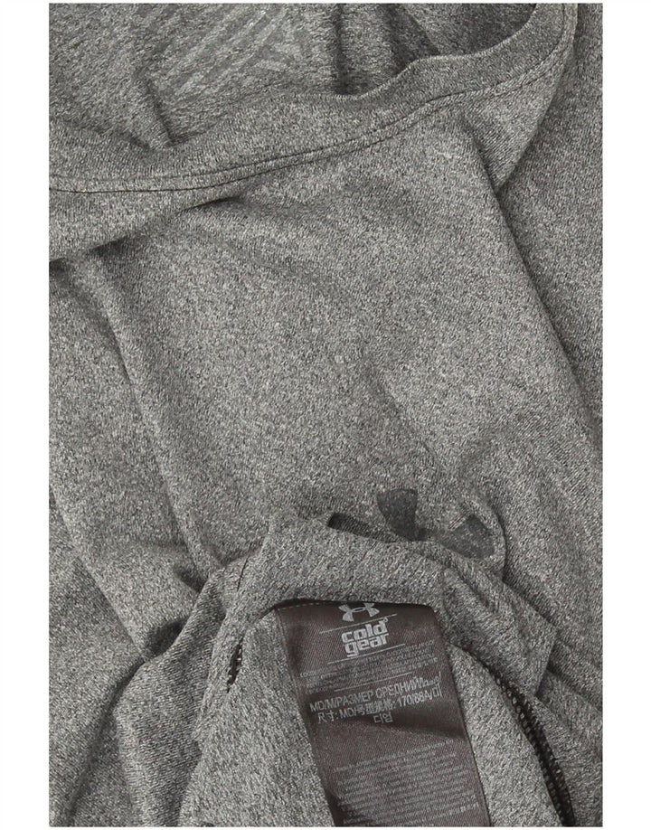Under Armour Camiseta Cold Gear Hombre Manga Larga Poliéster Gris Medio