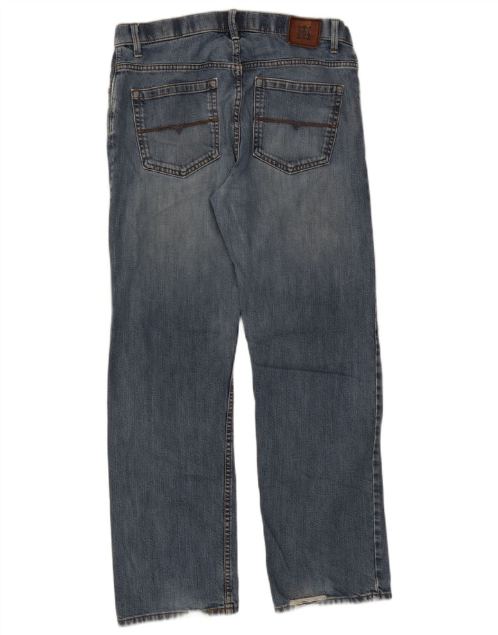 Marks & Spencer Vaqueros rectos de corte regular para hombre W34 L31 Algodón azul