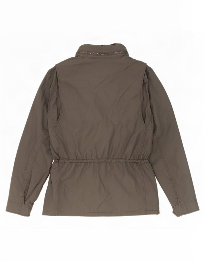 Gap Chaqueta utilitaria con capucha para hombre UK 38 Algodón gris medio