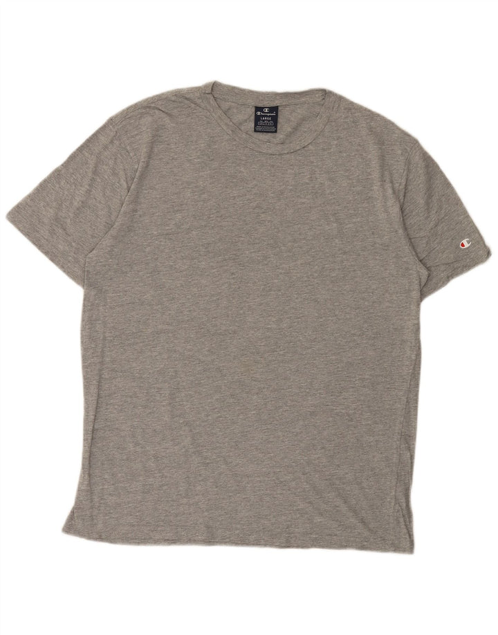 Champion Camiseta para hombre Top grande gris moteado