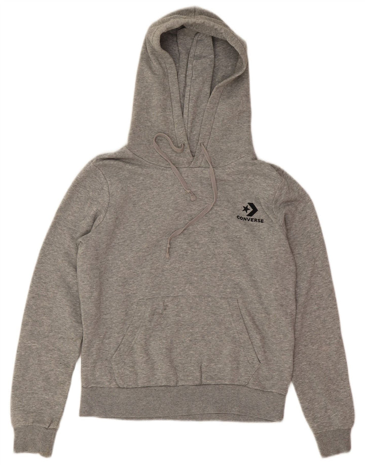 Converse Hombre Sudadera con capucha Jumper Small Gris Algodón