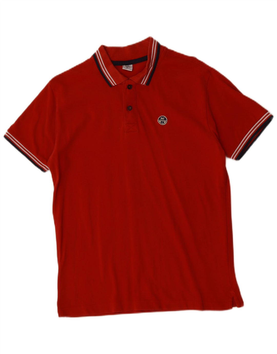NORTH SAILS Polo Hombre Algodón Rojo Medio