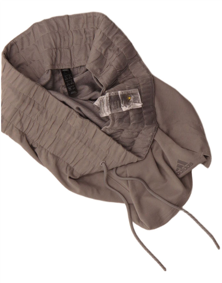 Adidas Pantalones cortos deportivos para mujer UK 44 Poliéster gris medio