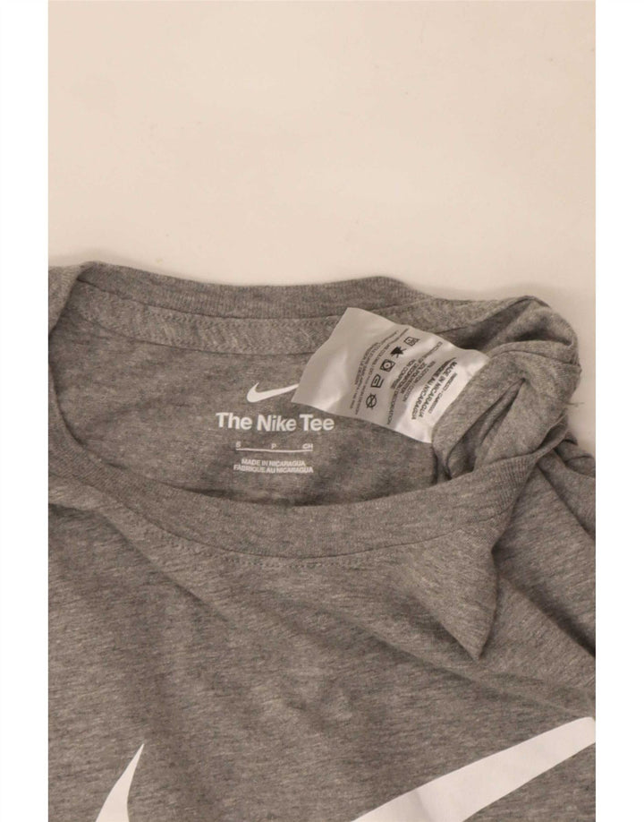 Nike Camiseta gráfica para hombre Top pequeño de algodón moteado gris