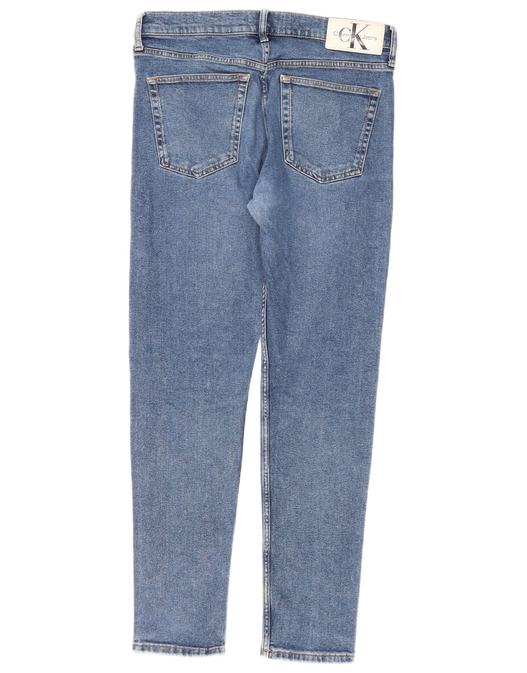 Calvin Klein Jeans ajustados para hombre W33 L32 Algodón azul