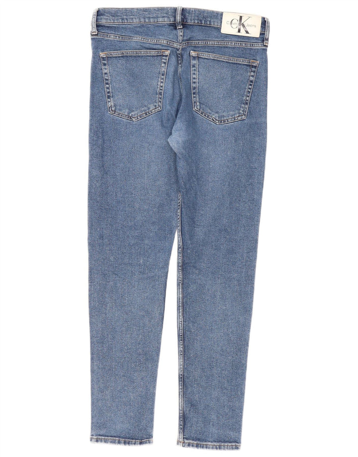 Calvin Klein Jeans ajustados para hombre W33 L32 Algodón azul