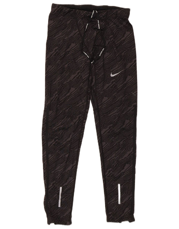 Leggings Nike Dri Fit para mujer, tamaño grande, poliéster teñido anudado negro