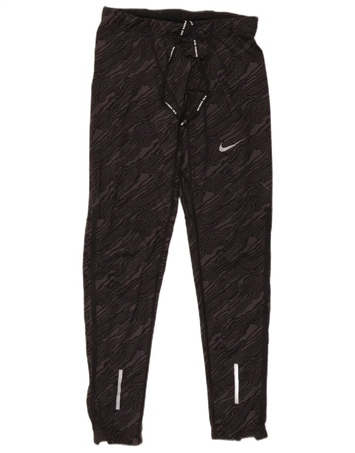 Leggings Nike Dri Fit para mujer, tamaño grande, poliéster teñido anudado negro