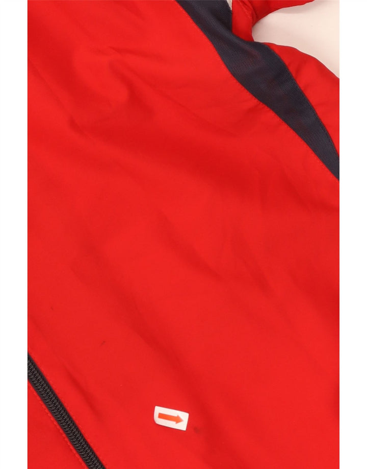 PUMA Chaqueta de chándal para hombre, talla pequeña, color rojo, poliéster