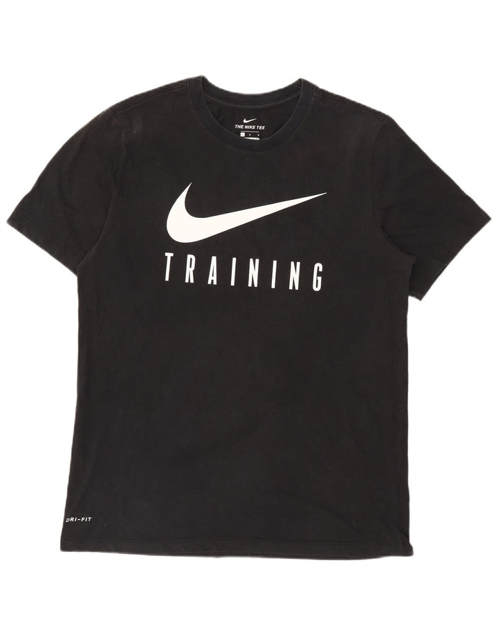 Nike Dri Fit Graphic Camiseta para hombre, talla grande, color negro